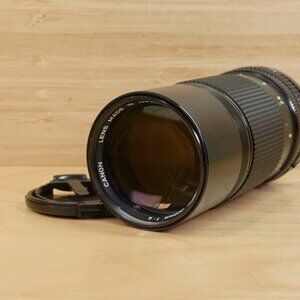 Canon FD 200mm f/4 Telephoto Manual Focus Lens /  SLR Camera Lens / FD Mount